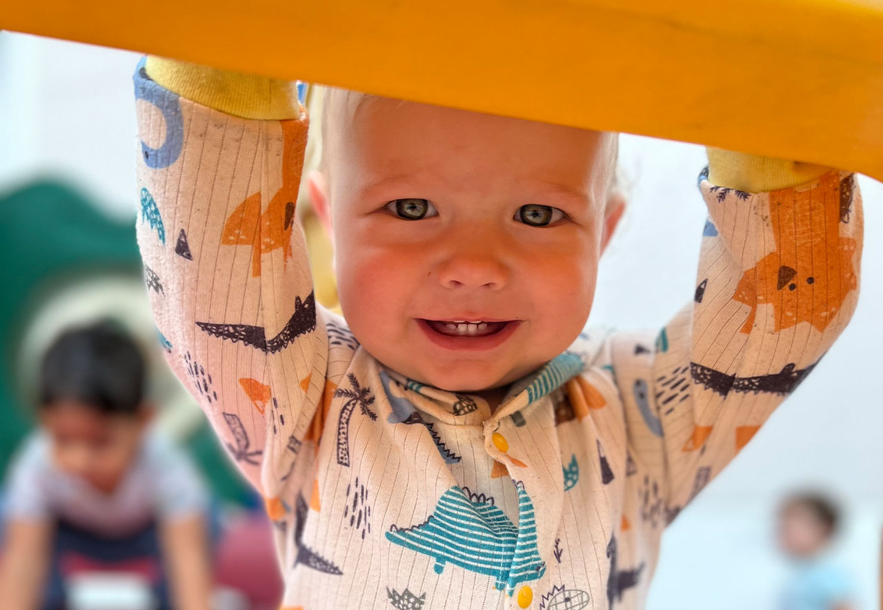 ocoee oaks preschool toddler smiling